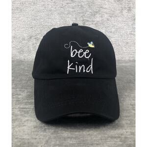 bee kind Women’s Adjustable Black Hat Cap